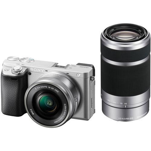 長期保証付】ソニー(SONY) α6400 ダブルズームレンズキット(シルバー 
