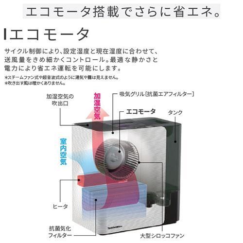 【長期保証付】ダイニチ HD-PN245-W(ホワイト) ハイブリッド式加湿器 木造40畳/プレハブ67畳の画像