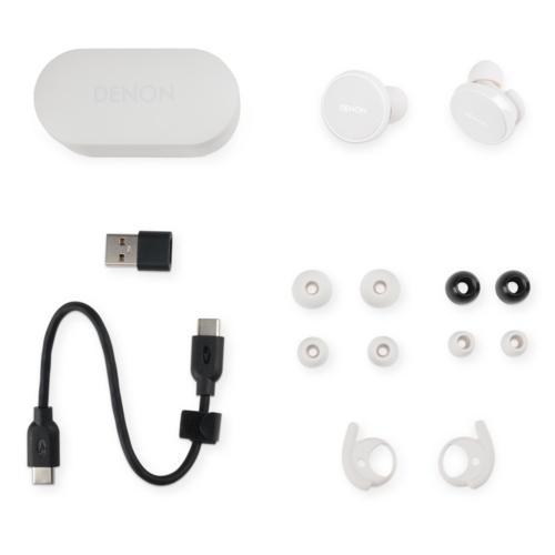 【長期保証付】DENON(デノン) AH-C15PL(ホワイト) DENON PerL Pro パーソナライズ機能搭載 完全ワイヤレスイヤホン