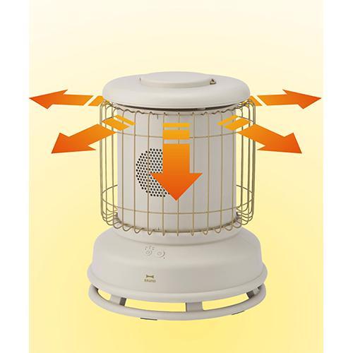 長期保証付】BRUNO(ブルーノ) BOE100-ASBL 全方位型ファンヒーター