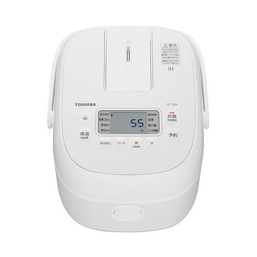 炊飯ジャー RC-5XW(W) 3合 炊飯器 未使用　東芝 ブラック 通販 東芝｜TOSHIBA /IH] [3合 RC-5XW(K) 炊飯器・餅つき機