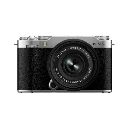 ミラーレス一眼カメラ FUJIFILM X-M5 XC15-45mmレンズキット [シルバー]の商品画像（Yahoo!ショッピング）