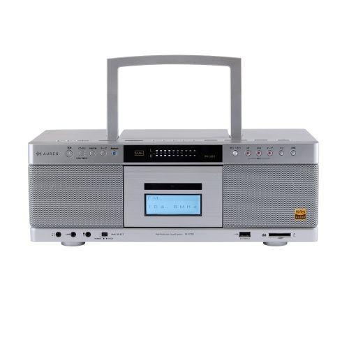 長期保証付】Aurex(オーレックス) AX-KCR90S シルバー SD・USB・CD