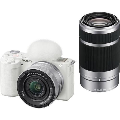 長期保証付】ソニー(SONY) VLOGCAM ZV-E10XW ホワイト ダブルズーム