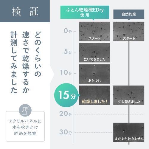 【長期保証付】ニップラックス(NIPLUX) NL-ED24WT 白 NIPLIFE ふとん乾燥機Edry_12