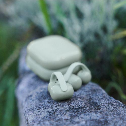 【長期保証付】ソニー(SONY) WF-LC900-G グリーン LinkBuds Clip イヤーカフ型完全ワイヤレスイヤホン リスニングモード切替 IPX4防水_17