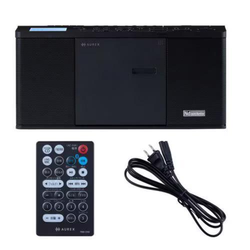 【長期保証付】東芝(TOSHIBA) AX-CR90K ブラック CDラジオ AM/FM ワイドFM対応 Bluetooth対応 ネオジウムスピーカー採用 声くっきり機能搭載の画像