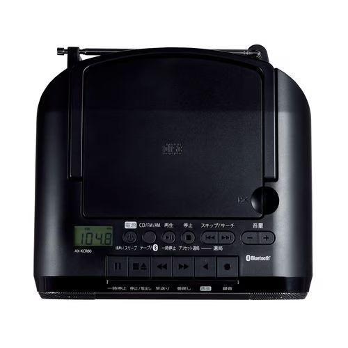 長期保証付】東芝(TOSHIBA) AX-KCR80-K ブラック CDラジカセ CDラジオ