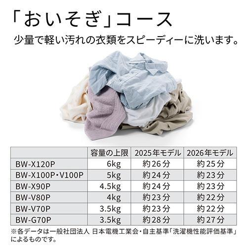 設置＋長期保証】日立(HITACHI) BW-G70P-W ホワイト ビートウォッシュ