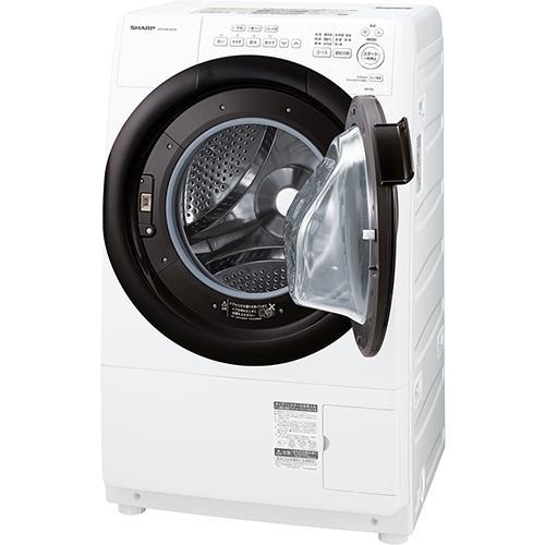 標準設置料金込】【長期保証付】シャープ(SHARP) ES-7S2-WR ホワイト系