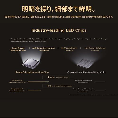 【長期保証付】TCL(ティーシーエル) 55A400 55V型 4K 量子ドットQLED液晶テレビ Google TVの画像