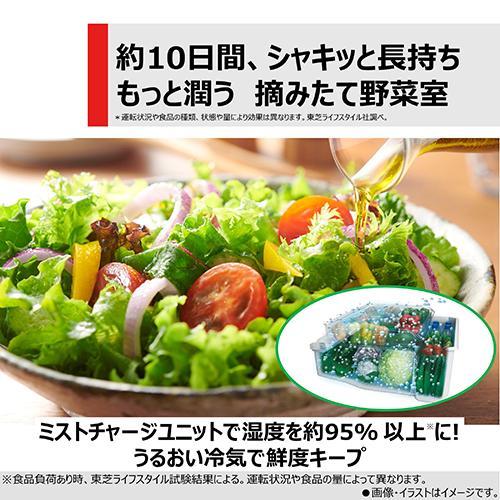 【標準設置料金込】【長期5年保証付】冷蔵庫 500L以上 東芝 507L 6ドア GR-W510FZS-TW フロストホワイト 観音開き 幅650mm｜ebest｜05