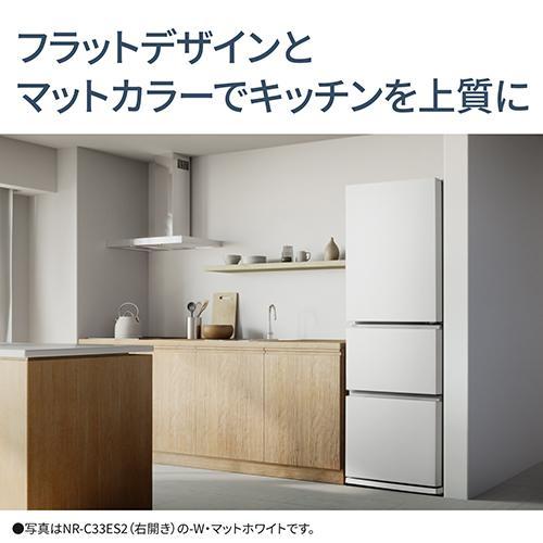 標準設置料金込】パナソニック(Panasonic) NR-C37ES2L-W マット