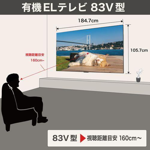 【標準設置料金込】【長期5年保証付】LGエレクトロニクス(LG) OLED83G5PJA 83V型 4K有機ELテレビ 壁かけ設置をスマートにするOne Wall Designの画像
