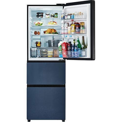 【標準設置料金込】ハイアール(Haier) JR-CVM38A-H ブルーイッシュグレー SLIMORE X 3ドア冷蔵庫 右開き 375L 幅595mmの画像