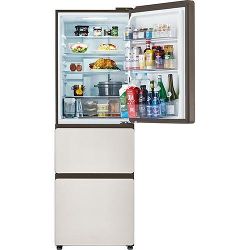 【標準設置料金込】ハイアール(Haier) JR-CVM38A-W サンドホワイト SLIMORE X 3ドア冷蔵庫 右開き 375L 幅595mmの画像
