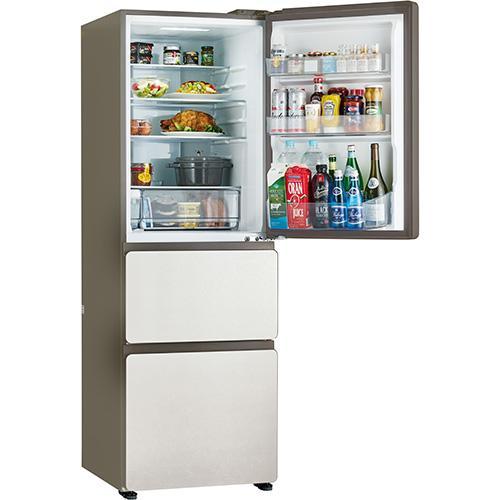 【標準設置料金込】ハイアール(Haier) JR-CVM38A-W サンドホワイト SLIMORE X 3ドア冷蔵庫 右開き 375L 幅595mmの画像