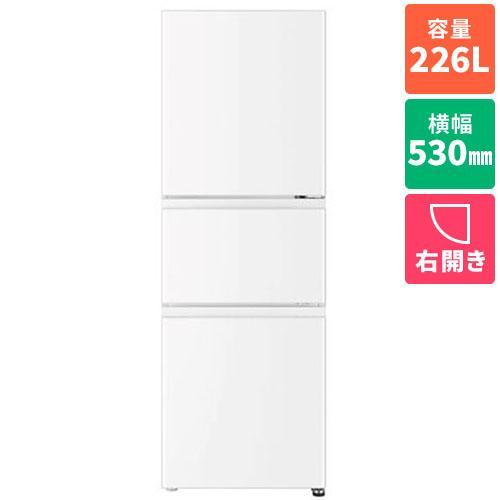 標準設置料金込】アクア(AQUA) AQR-23A-W オフホワイト SIMPLE＋ 3ドア
