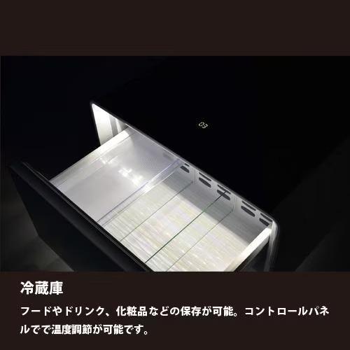 【設置＋リサイクル】ルーザー(LOOZER) STB-65-BK(ブラック) SMART TABLE(スマートテーブル) 冷蔵庫 65L｜ebest｜04