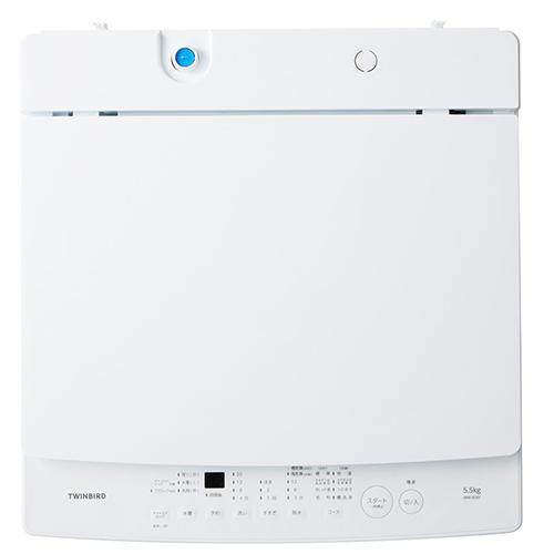 設置＋リサイクル】ツインバード(TWINBIRD) WM-ED55W 全自動電気洗濯機