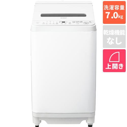 設置＋リサイクル】シャープ(SHARP) ES-SV7L-W ホワイト系 穴なし槽