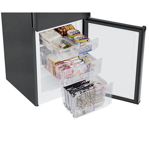 設置】アイリスオーヤマ(Iris Ohyama) IRSD-17A-B ブラック 冷凍冷蔵庫