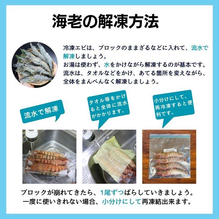 当店直輸入！長さ20センチ級！天然有頭シータイガーえび 1.5kg 18尾サイズ 冷凍えび バーベキュー 美味しいエビフライ 冷凍エビ エビ 業務用 |  | 13