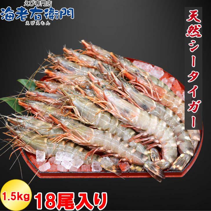 当店直輸入！長さ20センチ級！天然有頭シータイガーえび 1.5kg 18尾サイズ 冷凍えび バーベキュー 美味しいエビフライ 冷凍エビ エビ 業務用 |  | 09
