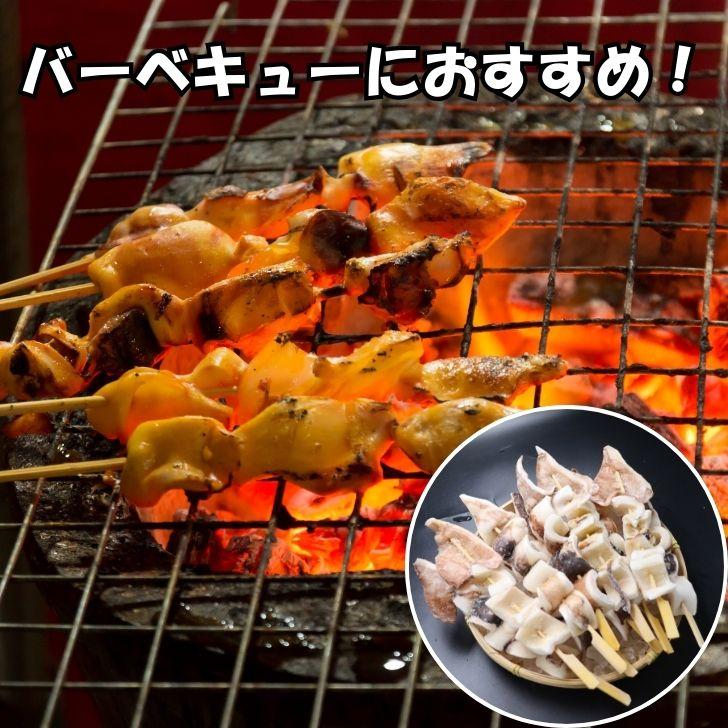 ジャンボ いかの串焼き 70g×10本入り バーベキューの人気メニュー！ 肉厚が大人気！！塩焼き・串焼き・串揚げ イカゲソ イカ下足 串 業務用 |  | 02