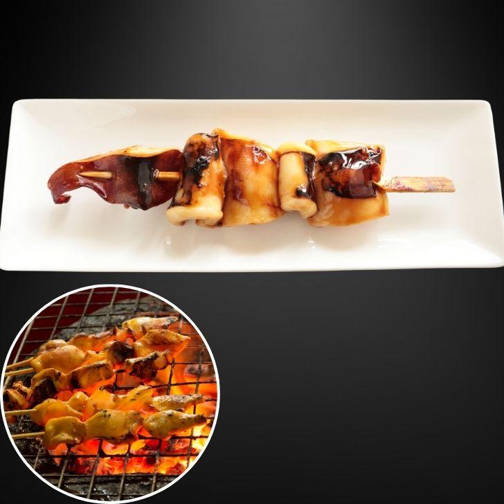 ジャンボ いかの串焼き 70g×10本入り バーベキューの人気メニュー！ 肉厚が大人気！！塩焼き・串焼き・串揚げ イカゲソ イカ下足 串 業務用 |  | 03