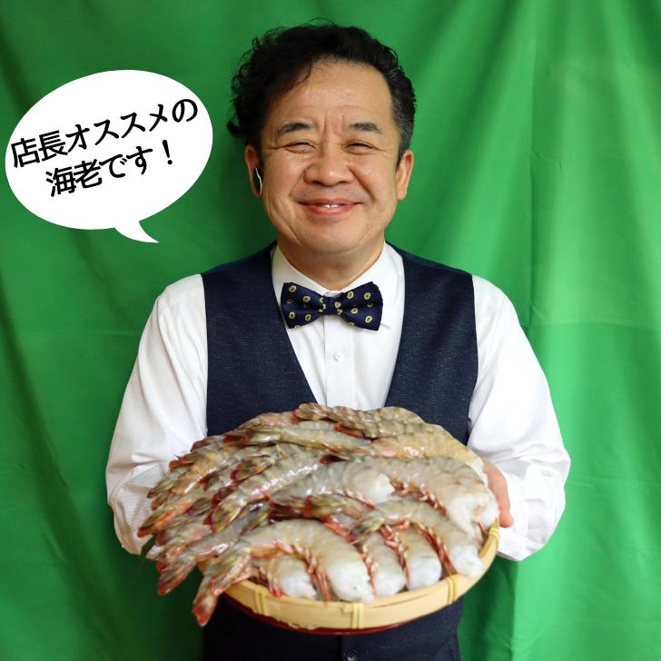 天然！フラワー海老 8/12 超特大サイズ 32尾から48尾入り 900gX2