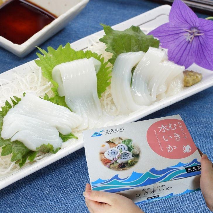 【生食用】アオリイカ 水イカ 1kg 正味850g お刺身用 むきいか イカ刺身 イカそうめん 寿司 海鮮丼 天ぷら 冷凍 業務用 |  | 11