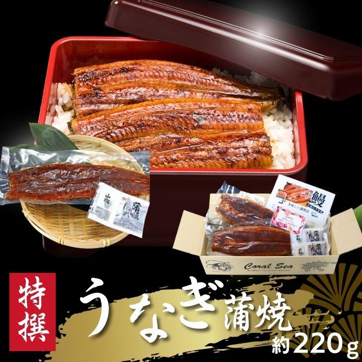 極上 にほんうなぎの蒲焼 日本種（ジャポニカ種）無頭 約220g1尾入り タレ、山椒付き 可食部分ほぼ100%！鰻丼  軍艦巻 うな丼 うなぎ ひなまつり ギフト 業務用 | 
