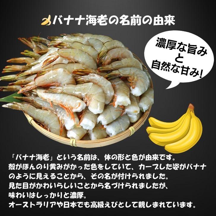 【船凍】パプアニューギニア産 天然バナナ海老 16/20サイズ 約2kg（71〜89尾）特大えび 天ぷら エビフライ 甘み濃厚 冷凍えび 海老 エビチリ バーベキュー業務用 |  | 06