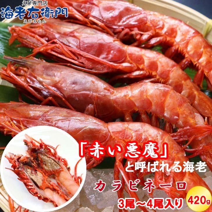 ”赤い悪魔”と呼ばれる海老 カラビネーロ 特大サイズ 5尾〜6尾入り 420g 業務用 ジャイアントスカーレットシュリンプ 紅魔海老 船内凍結 有頭えび 加熱用 |  | 07