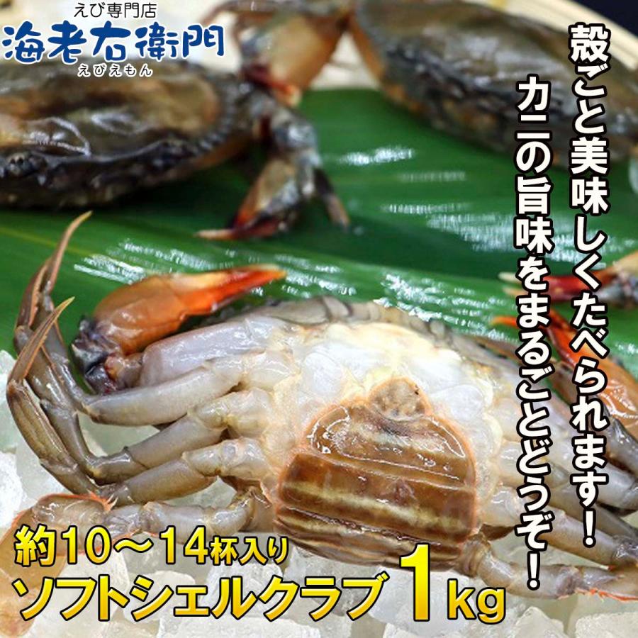 柔らかい殻のカニを丸ごといただく、ソフトシェルクラブ！！1kg 栄養がぎゅっと詰まった脱皮直後のカニを、とても美味しい状態で漁獲しています。 業務用 |  | 05