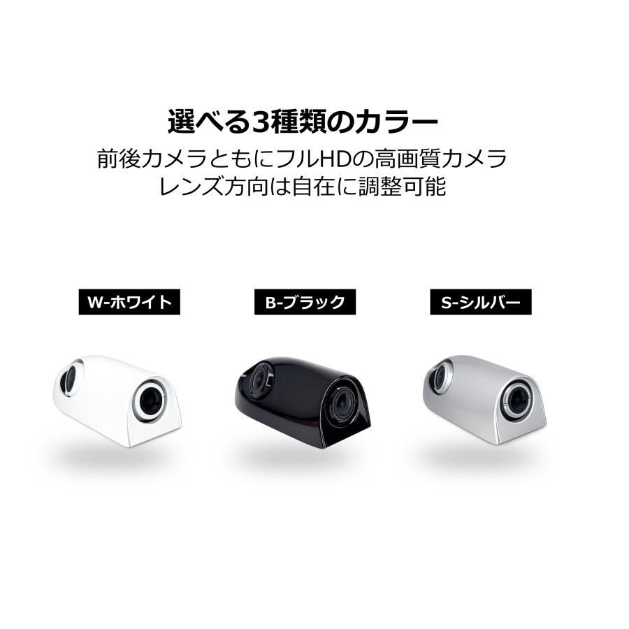 蝦眼(エビアイ) L506-B+ ブラック 左側専用 デュアルカメラ 電子サイド