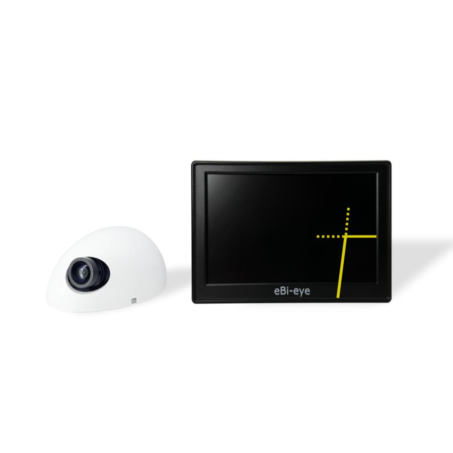 電子サイドミラー フロントエビアイM1‐LW 左側専用 ホワイト色 可動