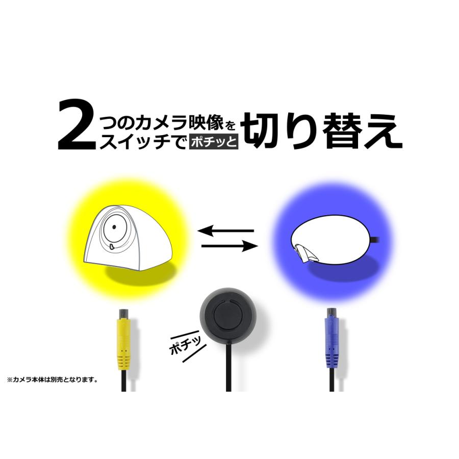 フロントエビアイカメラL(左側ブラック)＆ビジョンスイッチ21 蝦眼