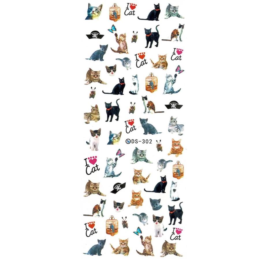 ウォーターネイルシール リアル ねこ ネイル シール かわいい 猫 ネコ ネイルアート 動物 アニマル 実写 Tkd010 ただかわいいだけ Yahoo 店 通販 Yahoo ショッピング