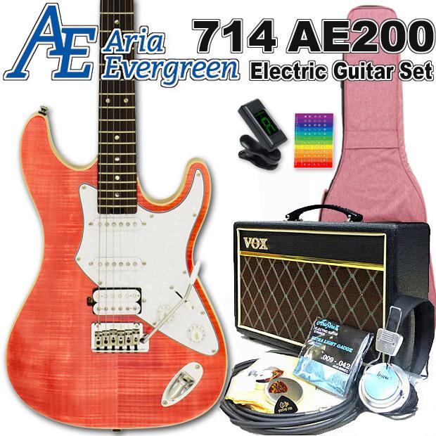 Ariaproii 714 Ae0 Mp アリア エヴァーグリーン エレキギター 初心者 15点 入門セット Voxアンプ付き エレキギター初心者セット Pendleburycarsales Co Uk