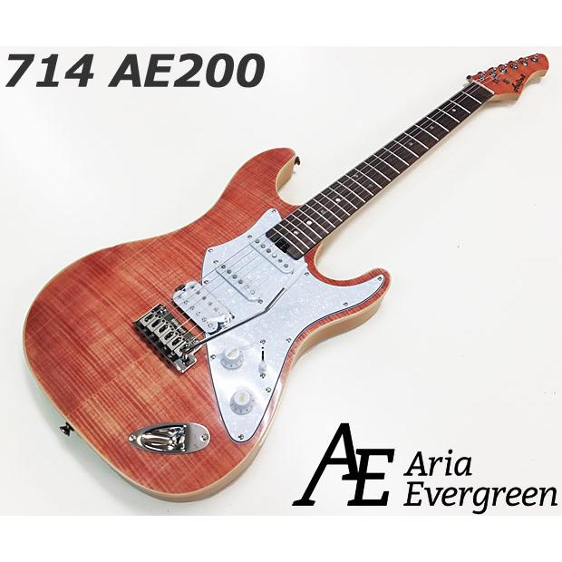 AriaProII 714 AE200 MP アリア・エヴァーグリーン エレキギター 初心者 15点 入門セット VOXアンプ付き｜ebisound｜02