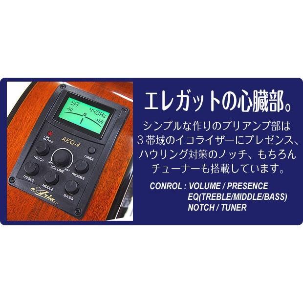 ARIA アリア エレガット A-35CE スタンド付 厳選6点セット クラシックギター【CL】 | ARIA（楽器） | 05