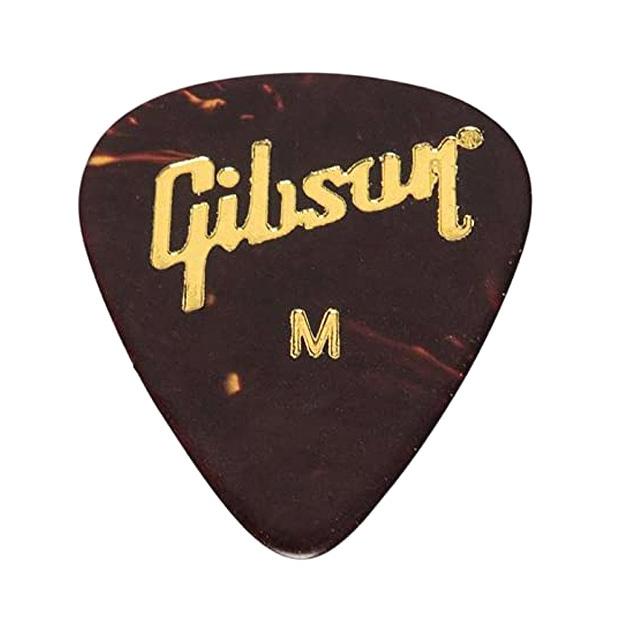 GIBSON ギブソン ピック べっ甲柄 ティアドロップ MEDIUM 12枚セット APRT12-74M 【ネコポス(旧速達メール便)送料無料】 | Gibson