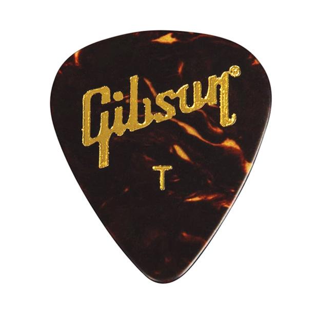 Gibson GIBSON ギブソン ピック べっ甲柄 ティアドロップ THIN