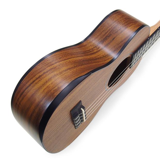 【music ukulele】アカシアコアのエレキ・テナーウクレレ【入門セット】 入門セット】musicアカシアコア材のテナーウクレレ【ウクレレ専門店