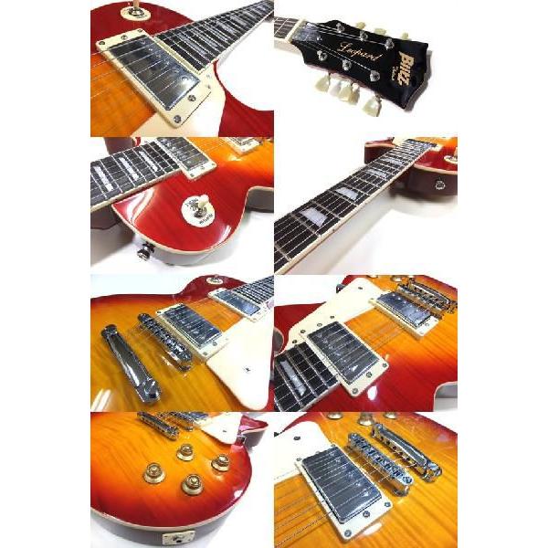 初心者S.GalanerWJB330R LPB & AriaProIIアンプ付き Blitz by AriaProII BLP-SPL YL エレキギター初心者14点セット【VOX
