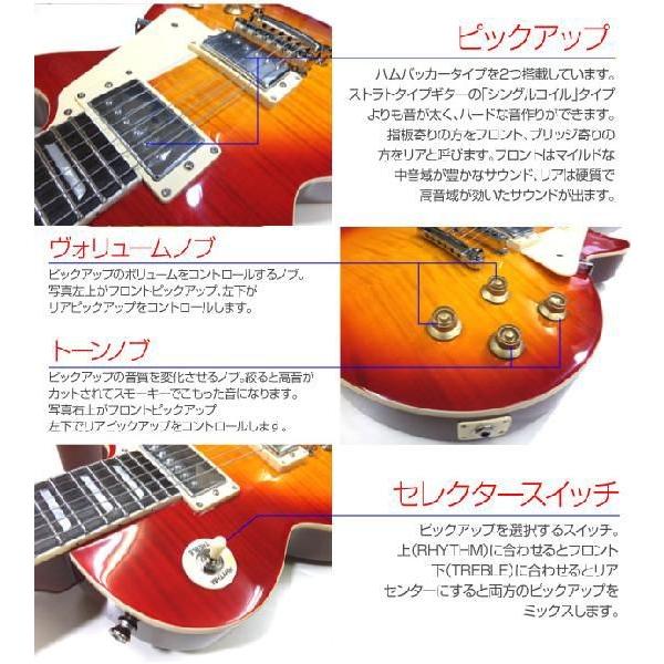 エレキギター 初心者セット Blitz BLP-450 7点 ライトベーシックセット レスポール スタンダード タイプ_3
