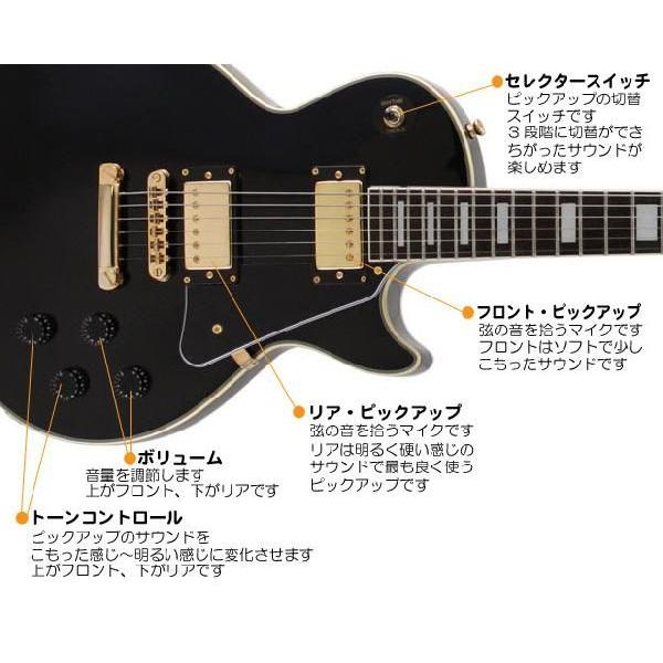 ARIA（アリア） エレキギター 初心者セット レスポールタイプ 15点