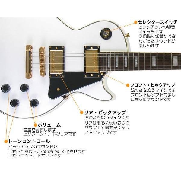 ARIA（アリア） エレキギター 初心者セット レスポールタイプ 15点